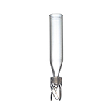 250µl Big Mouth Insert (Polypropylene) w/Bottom Spring for 2.0ml Short-Cap and Crimp-Top Vials, pk.100